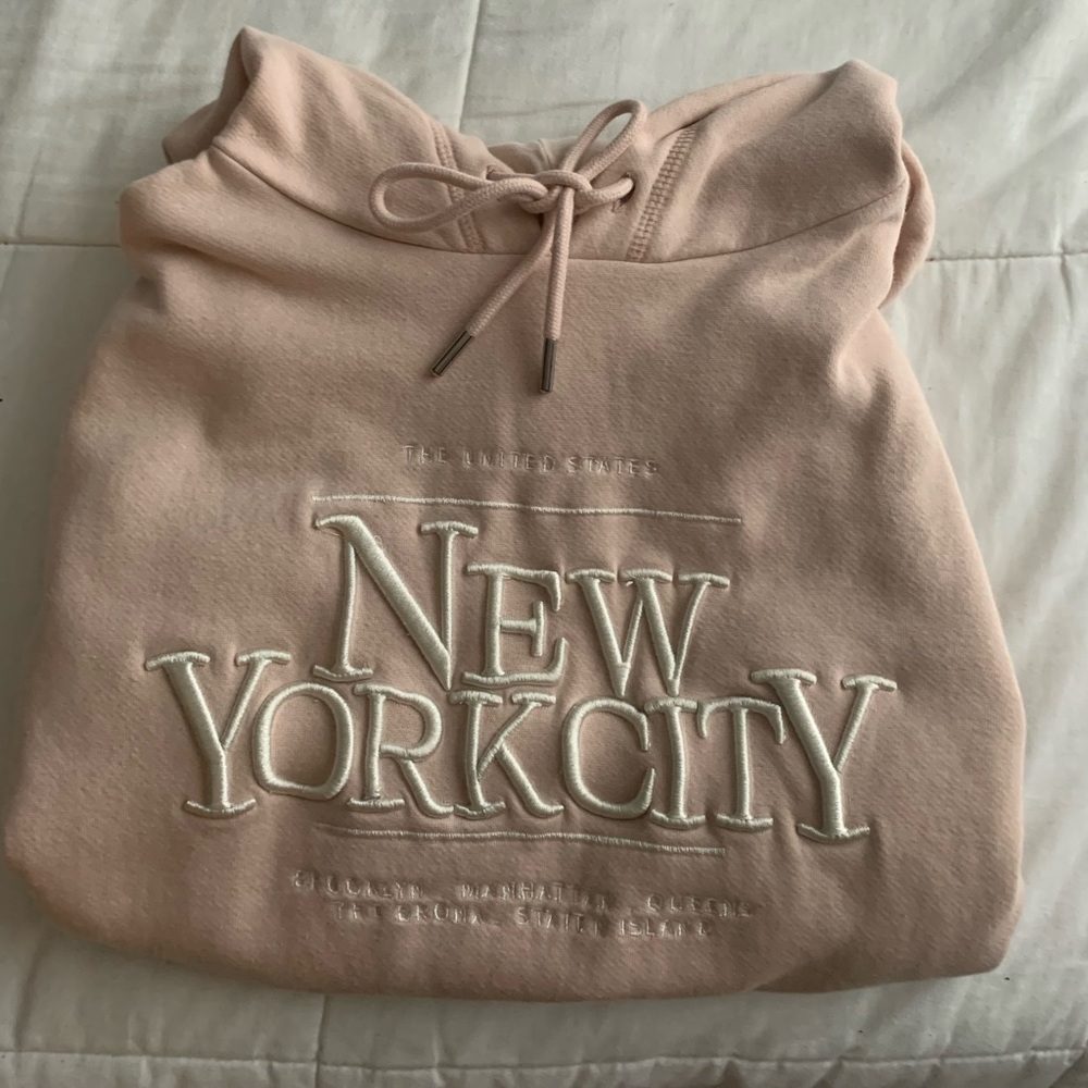 Pink newyork city hoodie